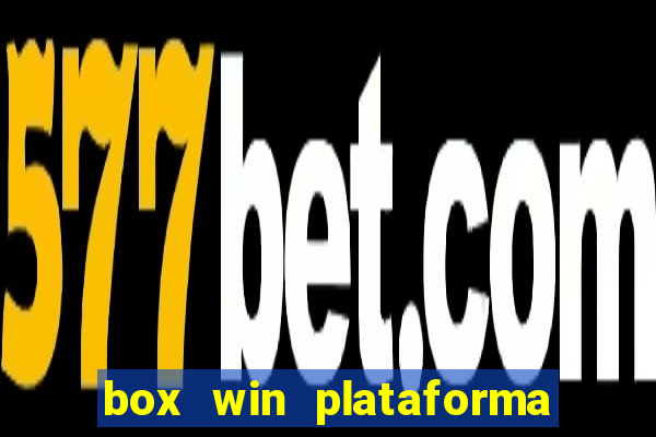 box win plataforma de jogos