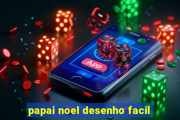 papai noel desenho facil