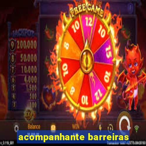 acompanhante barreiras