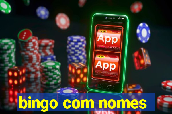 bingo com nomes