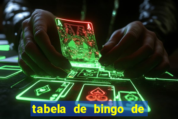 tabela de bingo de 1 a 100