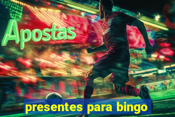 presentes para bingo
