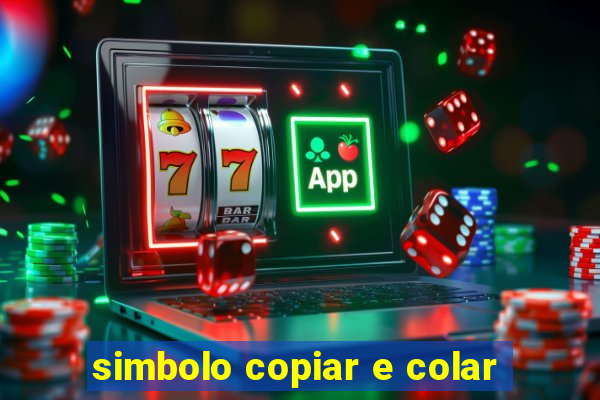 simbolo copiar e colar