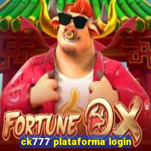 ck777 plataforma login