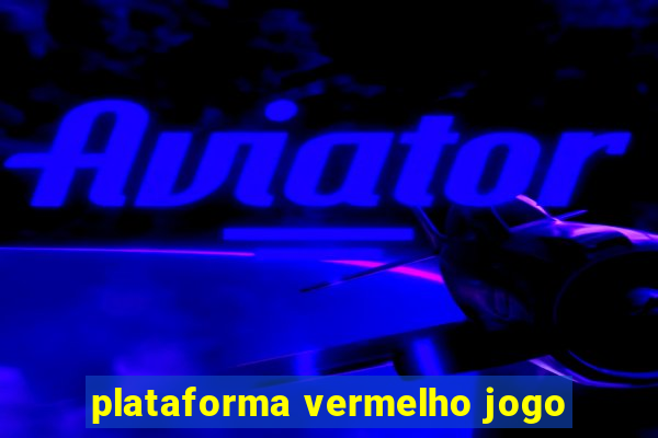plataforma vermelho jogo