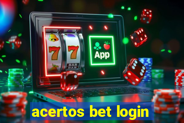 acertos bet login