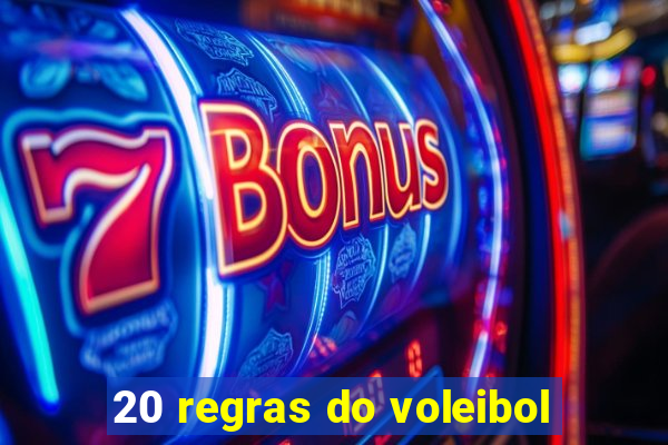 20 regras do voleibol