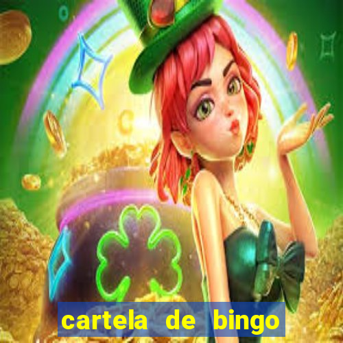 cartela de bingo cha de bebe
