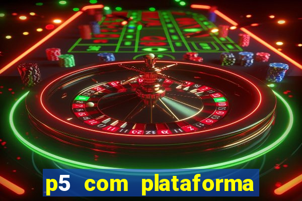 p5 com plataforma de jogos