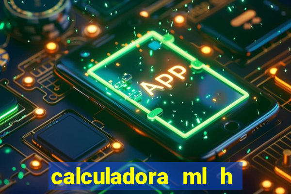 calculadora ml h para mcg kg min