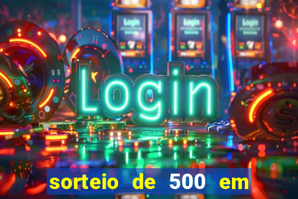 sorteio de 500 em cash toda segunda feira novibet como funciona