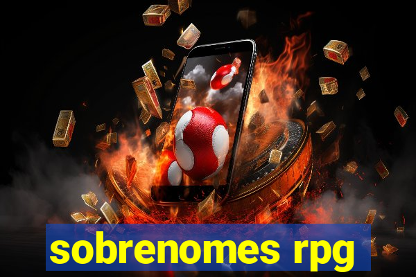 sobrenomes rpg